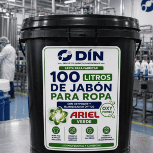 Pasta para 100 Litros de Jabón para Ropa con Oxypower y Blanqueador Óptico